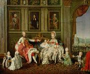 Wenceslaus Werlin GroBherzog Leopold mit seiner Familie oil painting reproduction